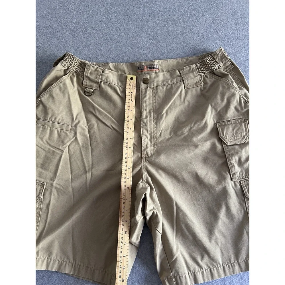 5.11 Tactical Shorts Men 40 Taclite Pro Ripstop Khaki Cargo Utility Work Outdoor
